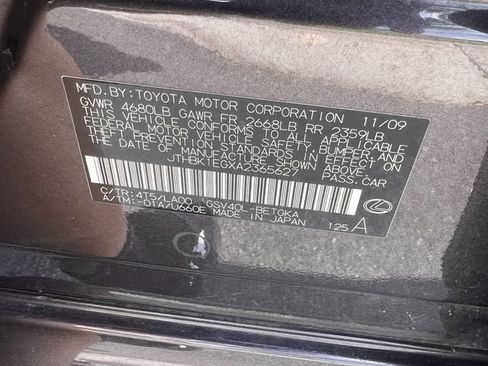 Used 2010 Lexus ES 350 w/ Preferred Accessory Package FWD image 30