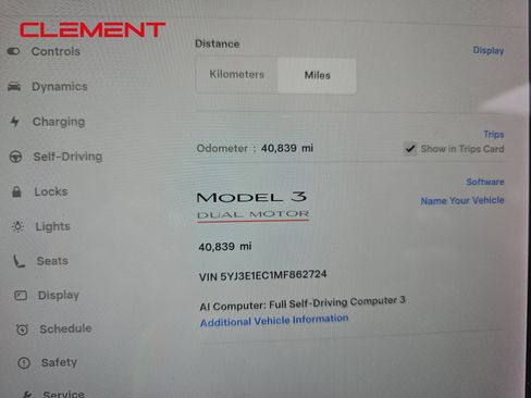 Used 2021 Tesla Model 3 Performance AWD/4WD image 2