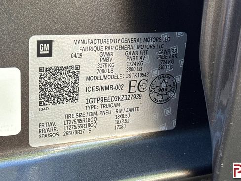 Certified 2019 GMC Sierra 1500 AT4 w/ AT4 Preferred Package AWD/4WD image 35