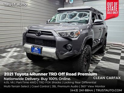 Used 2021 Toyota 4Runner TRD Off-Road Premium w/ Moonroof Package