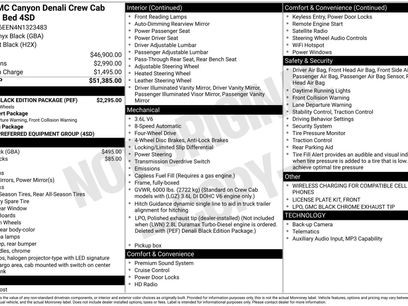 Used 2022 GMC Canyon Denali w/ Denali Black Edition Package