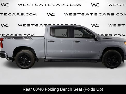 Used 2024 Chevrolet Silverado 1500 Custom w/ LPO, Dark Essentials Package RWD image 44