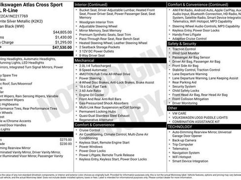 Used 2022 Volkswagen Atlas Cross Sport SEL R-Line AWD/4WD image 39