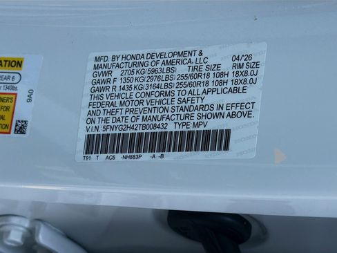 New 2026 Honda Pilot EX-L image 30