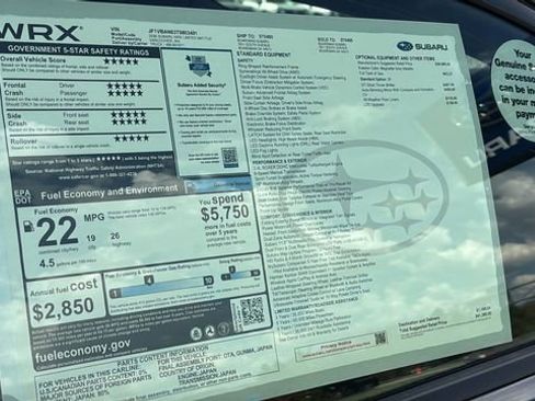 New 2026 Subaru WRX Limited AWD/4WD image 31