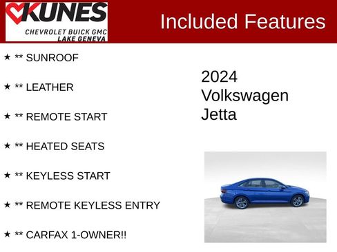 Used 2024 Volkswagen Jetta SE image 2