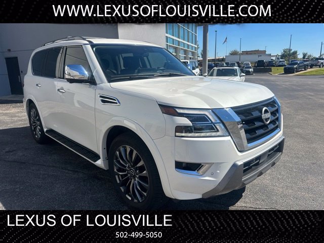 Used 2023 Nissan Armada Platinum w/ Captain's Chairs Package AWD/4WD image 1