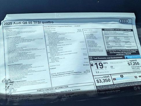 New 2025 Audi Q8 Premium Plus image 16