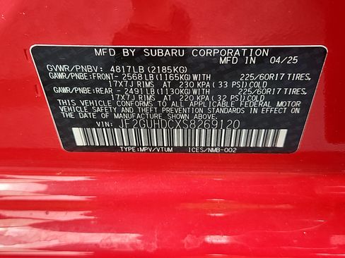 Certified 2025 Subaru Crosstrek 2.5i Premium AWD/4WD image 7