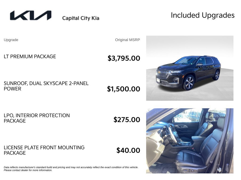 Used 2023 Chevrolet Traverse LT w/ LT Premium Package AWD/4WD image 4
