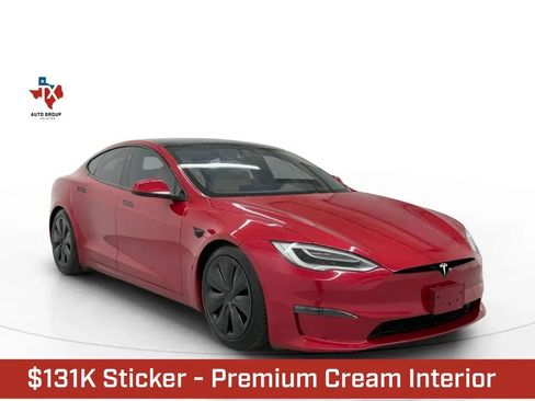 Used 2021 Tesla Model S Plaid AWD/4WD image 1