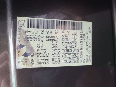 Used 2015 Nissan Murano Platinum w/ Platinum Technology Package image 44