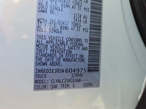 New 2025 Nissan Frontier SV w/ SV Convenience Package RWD image 31