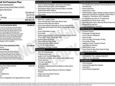 Used 2023 Audi S4 Premium Plus w/ Premium Plus Package image 3