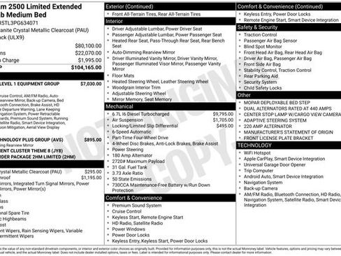Used 2023 RAM 2500 Limited image 1