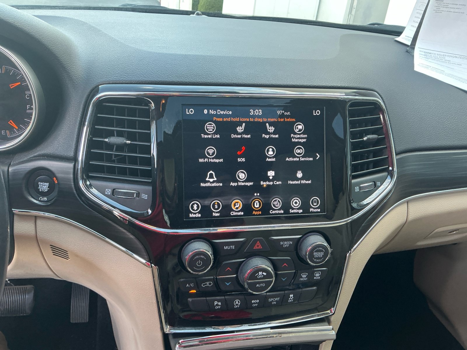 Used 2021 Jeep Grand Cherokee Limited w/ Trailer Tow Group IV RWD image 12