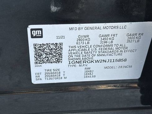 Used 2022 Chevrolet Traverse LT FWD image 34