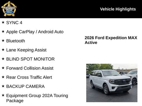 New 2026 Ford Expedition Max Active AWD/4WD image 2