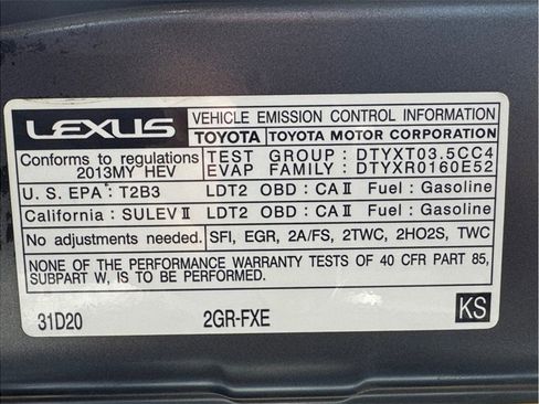 Used 2013 Lexus RX 450h AWD w/ Navigation Pkg image 26