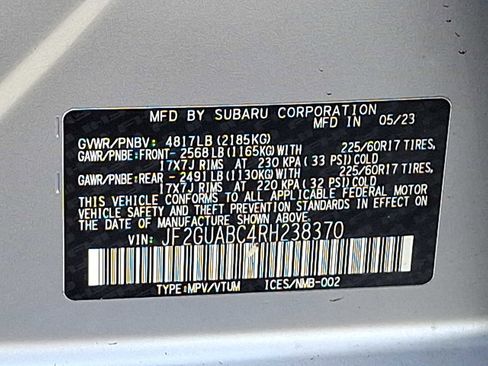 Used 2024 Subaru Crosstrek 2.0i image 25