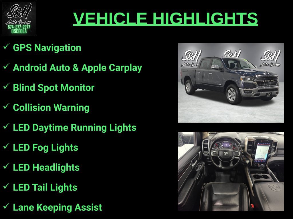 Used 2021 RAM 1500 Laramie AWD/4WD image 3