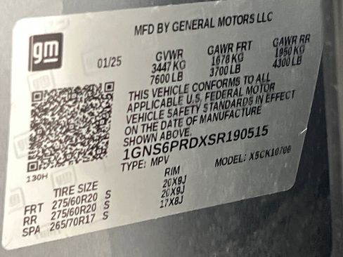 Used 2025 Chevrolet Tahoe Z71 AWD/4WD image 74