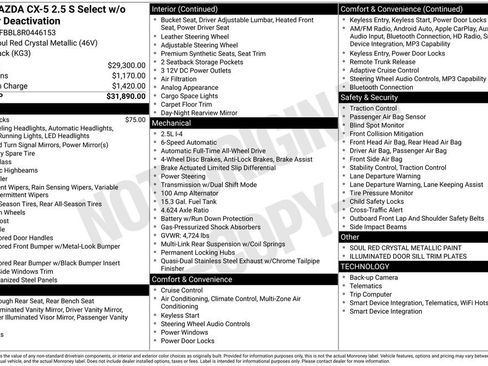 Certified 2024 MAZDA CX-5 AWD 2.5 S w/ Select Package image 10