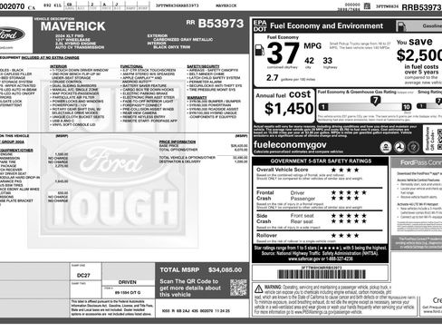 Used 2024 Ford Maverick XLT w/ XLT Luxury Package FWD image 48