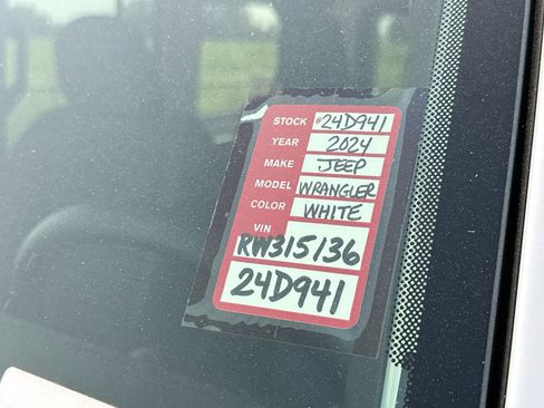 New 2024 Jeep Wrangler Sport S image 25