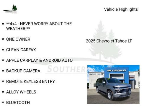 Used 2025 Chevrolet Tahoe LT AWD/4WD image 8