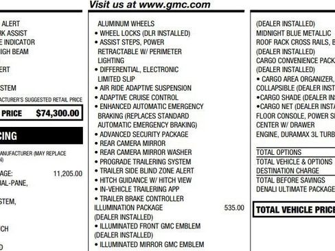 Used 2021 GMC Yukon XL Denali w/ Denali Ultimate Package image 2