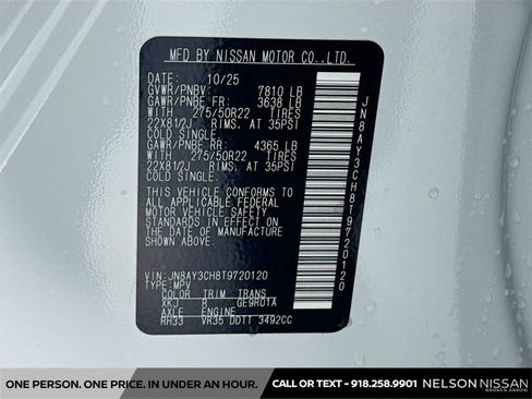 New 2026 Nissan Armada Platinum Reserve image 35