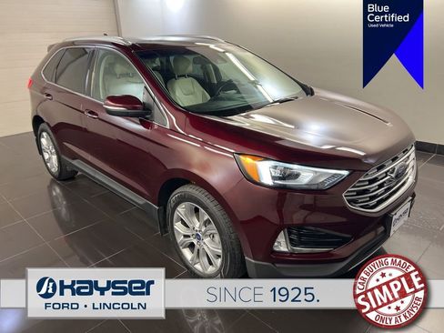 Certified 2019 Ford Edge Titanium w/ Cold Weather Package FWD image 1