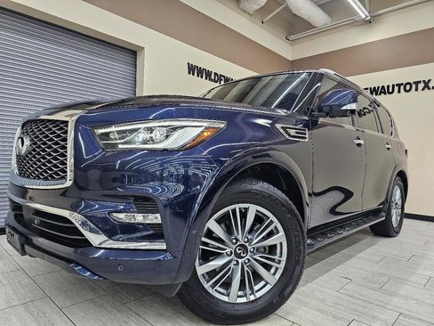 Used 2021 INFINITI QX80 Luxe w/ Cargo Package RWD image 1