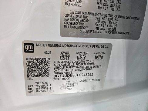 New 2026 GMC Sierra 1500 SLT w/ SLT Convenience Package AWD/4WD image 34