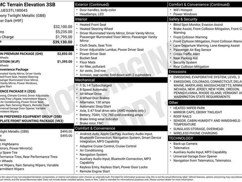 New 2026 GMC Terrain Elevation w/ Elevation Premium Package image 6