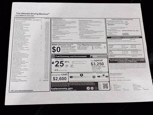 Used 2024 BMW X5 xDrive40i w/ M Sport Package AWD/4WD image 25
