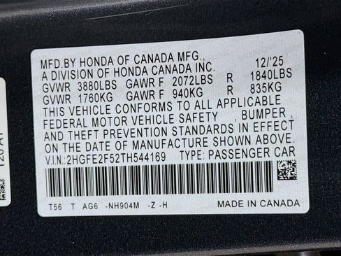 New 2026 Honda Civic Sport image 29