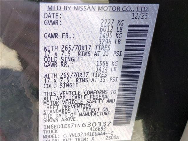 Used 2026 Nissan Frontier PRO-4X AWD/4WD image 25
