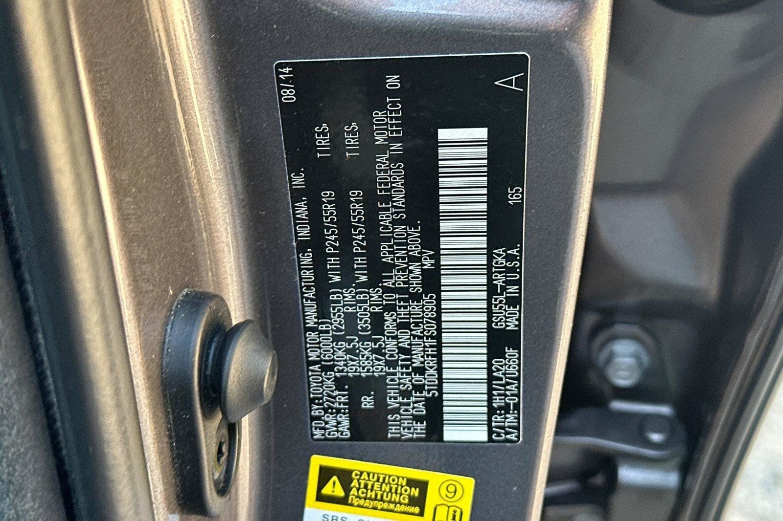 Used 2015 Toyota Highlander Limited AWD/4WD image 30