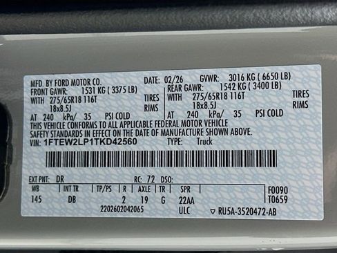 New 2026 Ford F150 STX AWD/4WD image 29