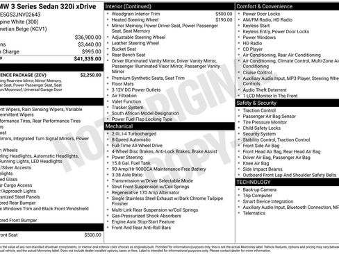 Used 2018 BMW 320i xDrive 320i xDrive image 15