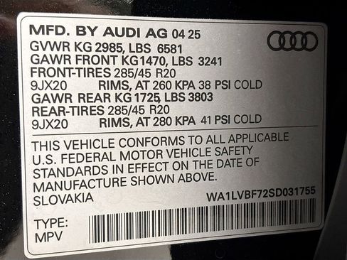 New 2025 Audi Q7 3.0T Premium Plus image 24