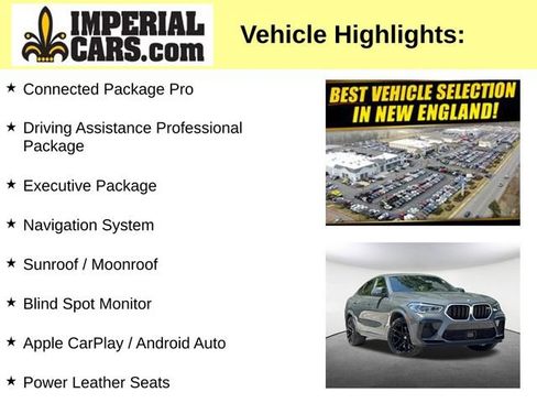 Used 2021 BMW X6 M w/ Executive Package AWD/4WD image 8