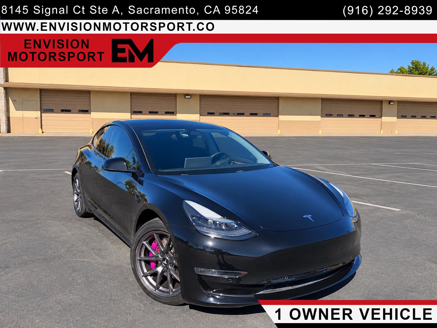 Used 2021 Tesla Model 3 Long Range AWD/4WD image 1