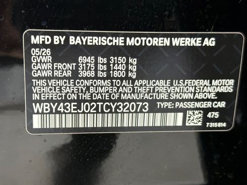 New 2026 BMW i7 eDrive50 w/ M Sport Package RWD image 24