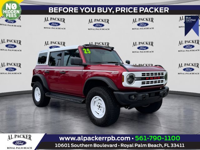 Certified 2025 Ford Bronco Heritage Edition AWD/4WD image 1