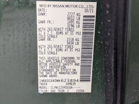 Used 2022 Nissan Frontier SV image 22