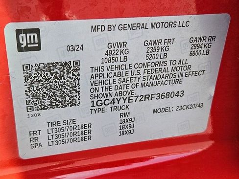 Used 2024 Chevrolet Silverado 2500 ZR2 w/ Technology Package AWD/4WD image 33