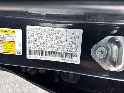 Used 2022 Honda Civic Sport image 28